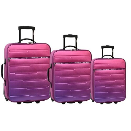 oslo, kofer, set, 3 komada, pe, roze ( 100093 ) Slike