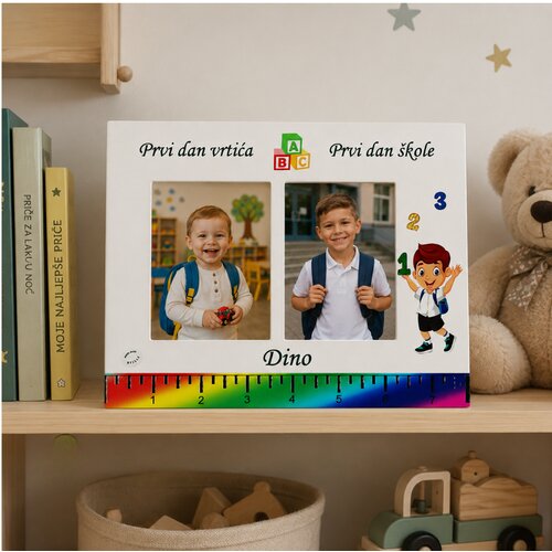 Poklon Dobra Ideja Personalizirani okvir za prvi dan vrtića i &amp;scaron;kole Slike