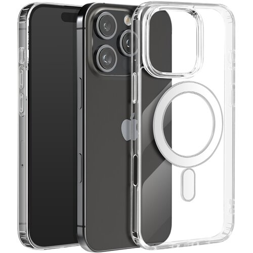 AVIZAR Ohišje MagSafe za iPhone 16 Pro Polikarbonatni obris Silikon, Prozorno, (5000010762) Cene