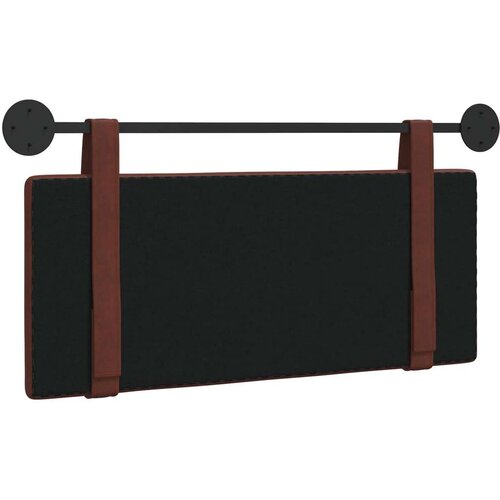  Držeće uzglavlje Zidne Sjajno smeđa 110 x 55 x 5 cm Antikni PU - Sjajna smeđa 100 cm bez LED Slike