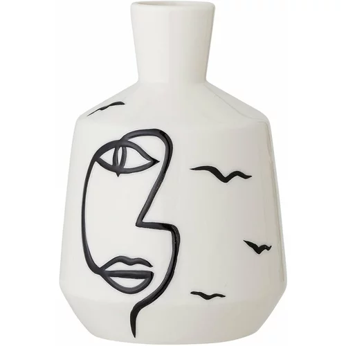 Bloomingville Vaza iz bele keramike Norma, višina 15,5 cm