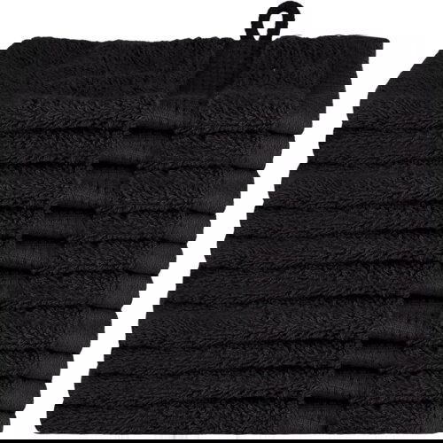 vidaXL Krpice 10 pcs Crna 15 x 21 cm Pamuk Cijene