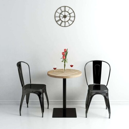  Stol za bistro od MDF-a i čelika 60 x 75 cm boja hrasta Cijene