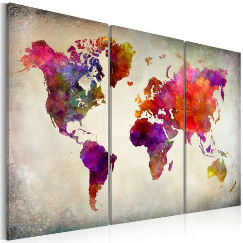  Slika - World - Mosaic of Colours 90x60 Cijene