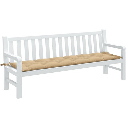  Jastuk za vrtnu klupu pro&scaron;arano bež 200x50x7 cm tkanina Cijene
