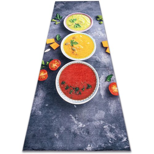 RugsX Preproge ANDRE 33290 pralna preproga Omake kuhinja protizdr 80x200 cm Siva Cene