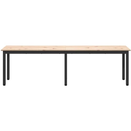  Klupa Prirodna 160 x 35 x 45 cm Čvrsto borovo drvo Slike