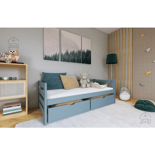 Lano Otroška postelja Ergo - 80x160 cm - Siva