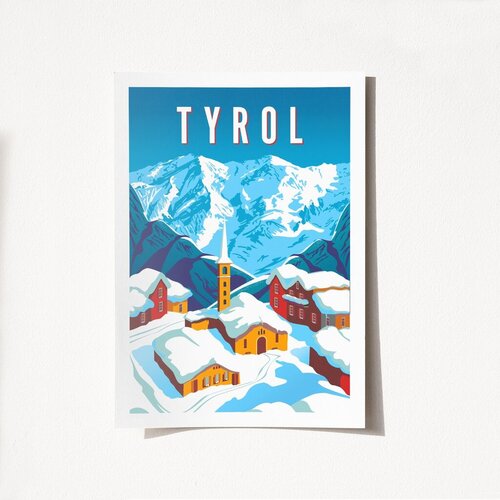 Wallity poster Tyrol-2004, 42x59,4 cm Cene