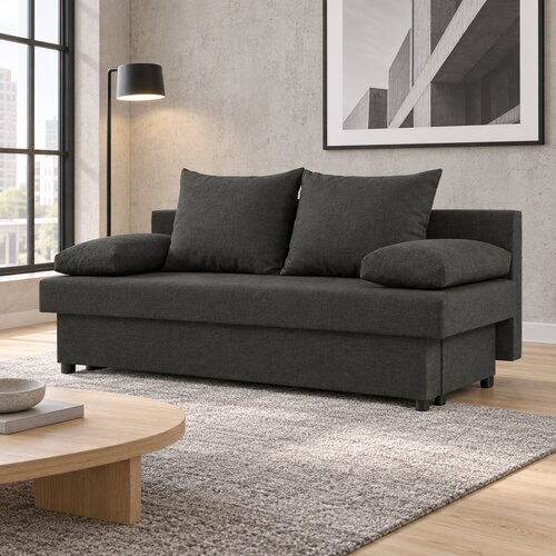 Grantex Line Sofa na razvlačenje Kid 2, 130x190cm, Sawana 96, Tamnosiva Cene