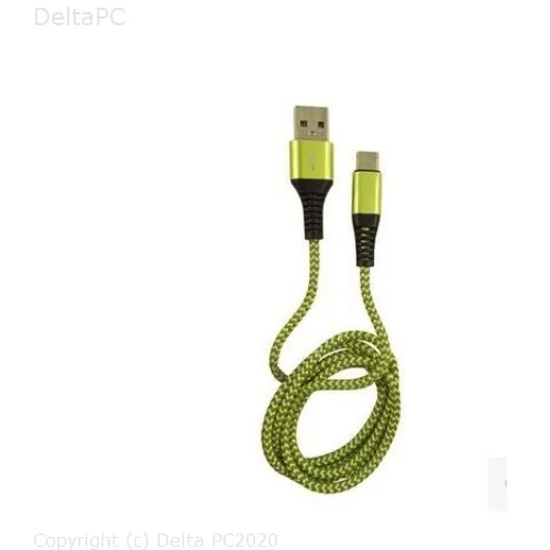  to Type-C cable bl/green