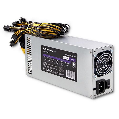 Qoltec 50349 PCI-E 1800W power supply | 80 Plus Platinum | Game miner Cijene