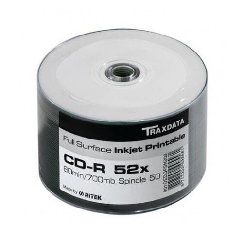 Traxdata CD TRX CD-R PRN SP50 WHITE Cene