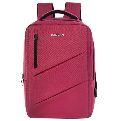 Canyon backpack BPE-5 Urban USB 15.6&amp;rdquo; Red Slike