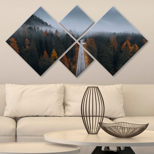 Wallity slika 4MDF2092705, 60x115 cm, 4 dela Cene
