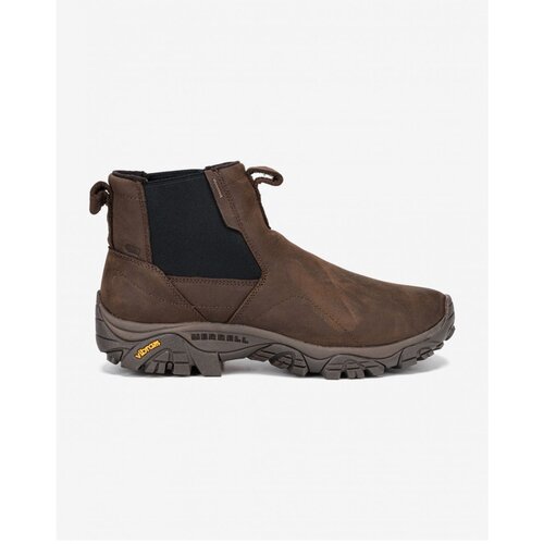 Merrell Brown Men&amp;#039;s Ankle Leather Outdoor Shoes Moab Adventur - Men Slike