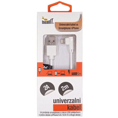 Mean IT USB kabl za smartphone i iPhone, FLIP, 1A - KABEL ZA SMARTPHONE/IPHONE Cene