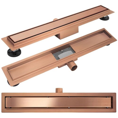 REA Bath Linijski odtok Neox brush copper 80 Cene