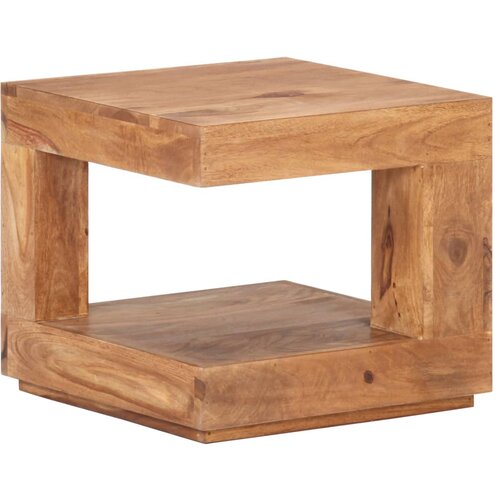  Stolić za kavu 45 x 45 x 40 cm od masivnog drva &amp;scaron;i&amp;scaron;ama Slike