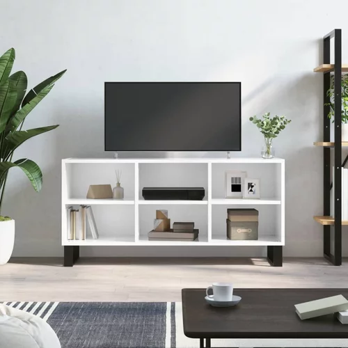 vidaXL TV ormarić sjajni bijeli 103 5x30x50 cm od konstruiranog drva