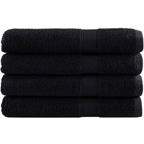 Furnova Premium brisače SOLUND 4 kos črna 80x200 cm 600 g/m2, (21916657) Cene