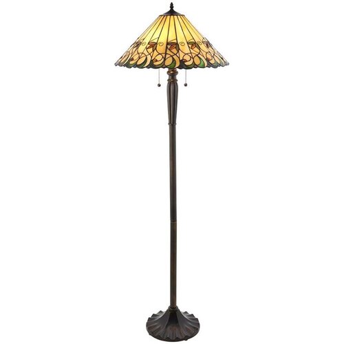 endon 64192 - podna lampa tiffany jamelia 2xE27/60W/230V, prečnik 50 cm Cene