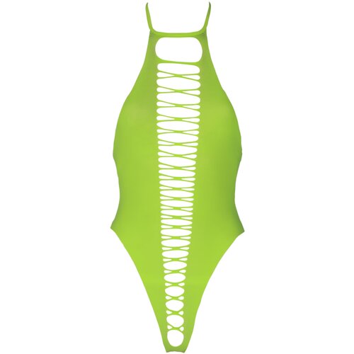 Ouch! Glow in the Dark High-Cut Body Neon Green S/M/L Cene