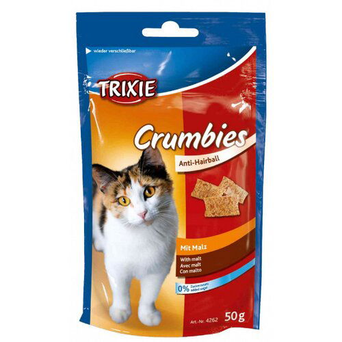 Trixie hrana za mačke CRUMBIES sa sladom 50gr Slike