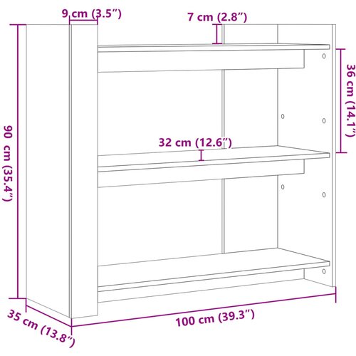  Konzolni stol bijeli 100 x 35 x 90 cm od konstruiranog drva Slike