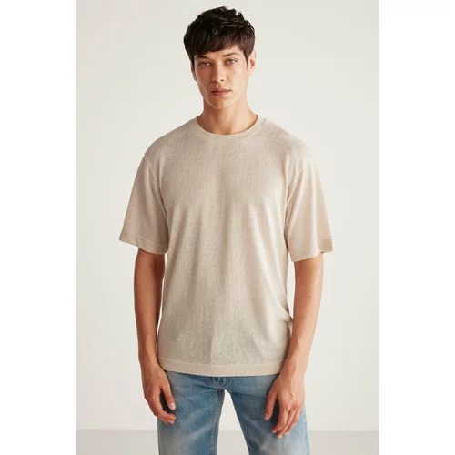 GRIMELANGE T-Shirt - Ecru - Regular fit