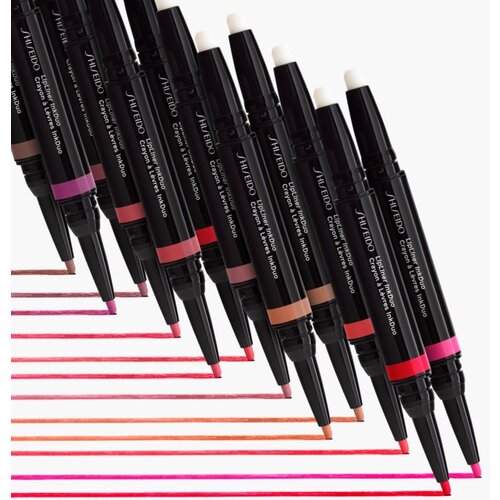 Shiseido LipLiner InkDuo &amp;scaron;minka in svinčnik za ustnice z balzamom odtenek 09 Scarlet 1.1 g Slike