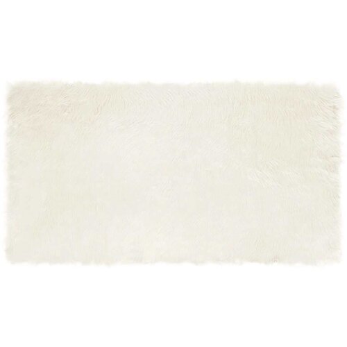 vidaXL Lažni Ovčji Tepih Bijelo 60 x 110 cm Poliester Cijene