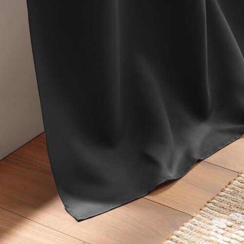 Douceur d int&amp;eacute;rieur Črna zavesa zatemnitvena 135x280 cm Occult &amp;ndash; Slike