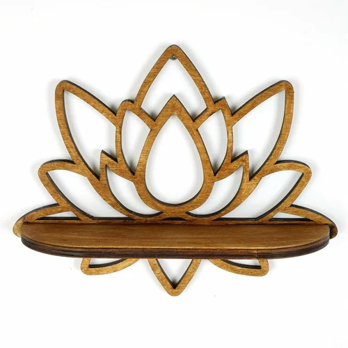 Kalune Design Polica u prirodnoj boji 33 cm Lotus –