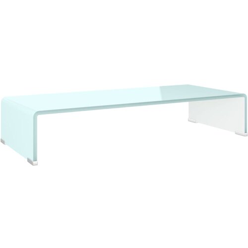 Maison Chic Stojalo za TV / ekran - TV stojalo - Stojalo za ekran stekleno zeleno 70x30x13 cm, (21700187) Slike