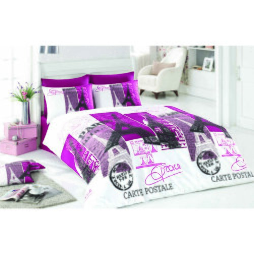 Lessentiel Maison komplet posteljine Paris, 160x220cm, Ljubičasta Slike