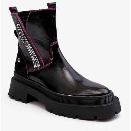 Kesi Women's leather boots Maciejka 06236-15 black