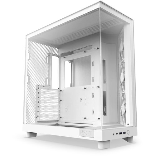 NZXT H6 Flow Midi Tower White Cene