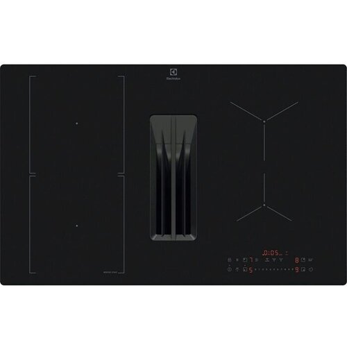 Electrolux Vgr. plo&scaron;ča z integrirano napo ECC83410CT, Saphir Matt - - črna - &Scaron; x G: 800 x 510 mm - 17,34 kg - 24 - Avtera Cene