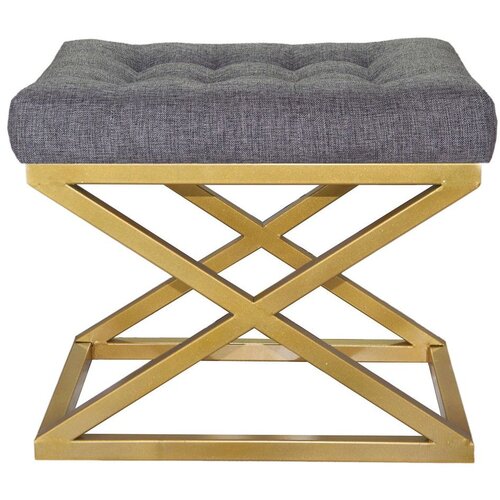 Atelier Del Sofa Capraz - Gold, Grey GoldGrey Pouffe Cene