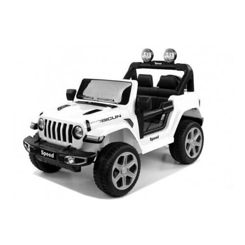  Dečiji veliki džip jeep wrangler 4x4 na akumulator - beli Slike