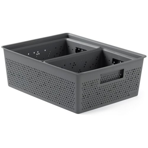 Tatay organizatori Bohol set 3KOM 2X4L + 12 l antracit siva Slike