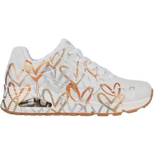 Skechers Superge Metallic Love 155523/WTGD White/Gold Cene