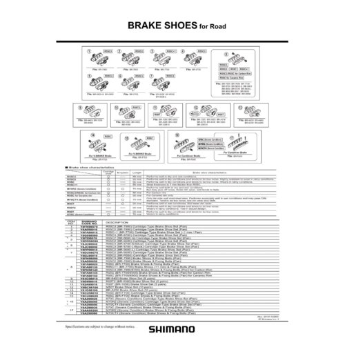  Kočiona Obloga Shimano R55C3, Za Br-6700,6600,6500,5700,5600,R650, 1 Par Cijene