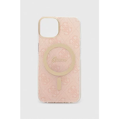 Guess Etui za telefon iPhone 14 6.1" boja: ružičasta