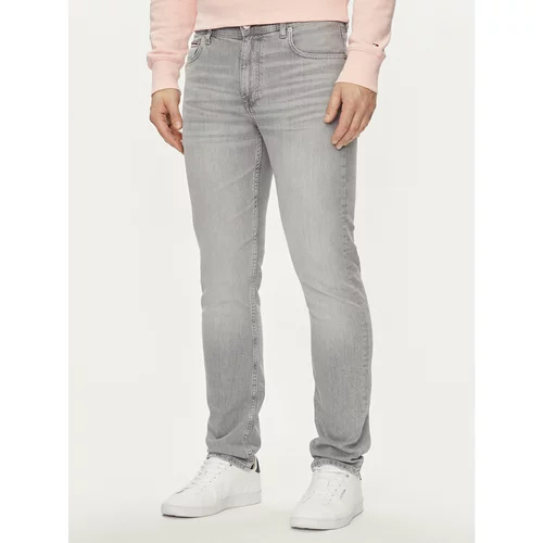 Tommy Hilfiger Jeans hlače Denton MW0MW34513 Siva Straight Fit