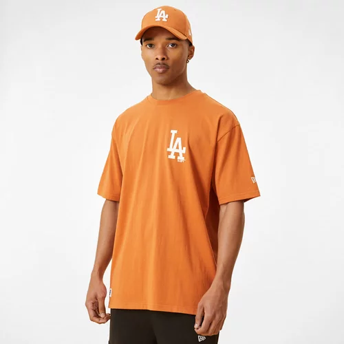 New Era LA Dodgers Logo Brown Oversized T-Shirt