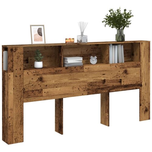  Uzglavlje s ormarićem boja taro drvo 200x18,5x102,5 cm drveni Cijene