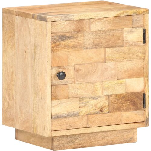 VidaXL Nočna omarica 40x30x45 cm iz trdnega mangovega lesa Slike