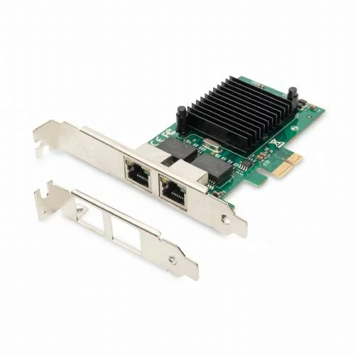 Digitus Mrežna kartica PCI Express , 2 x RJ45 + Low Profile